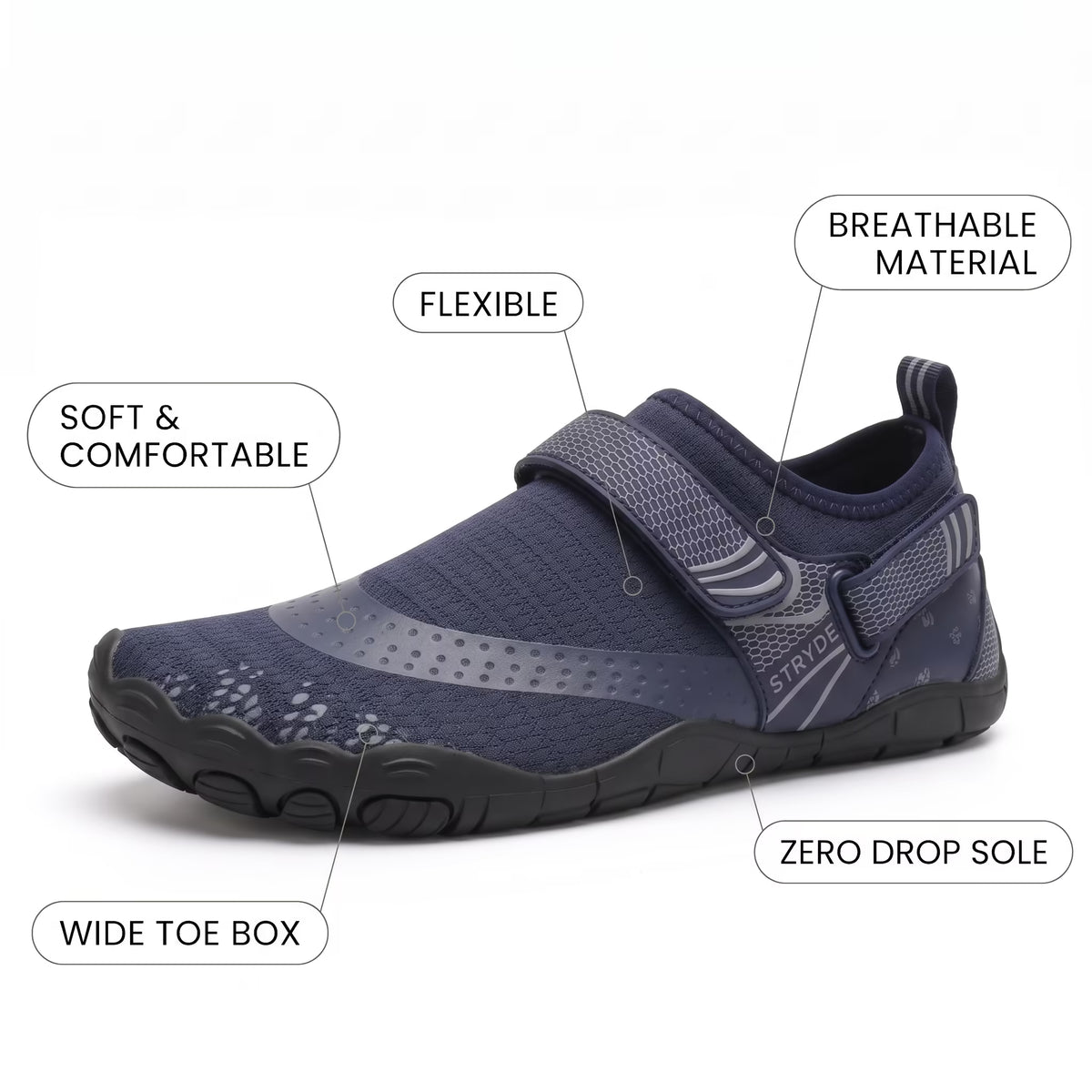 Tidra - Chaussures aquatiques pieds nus