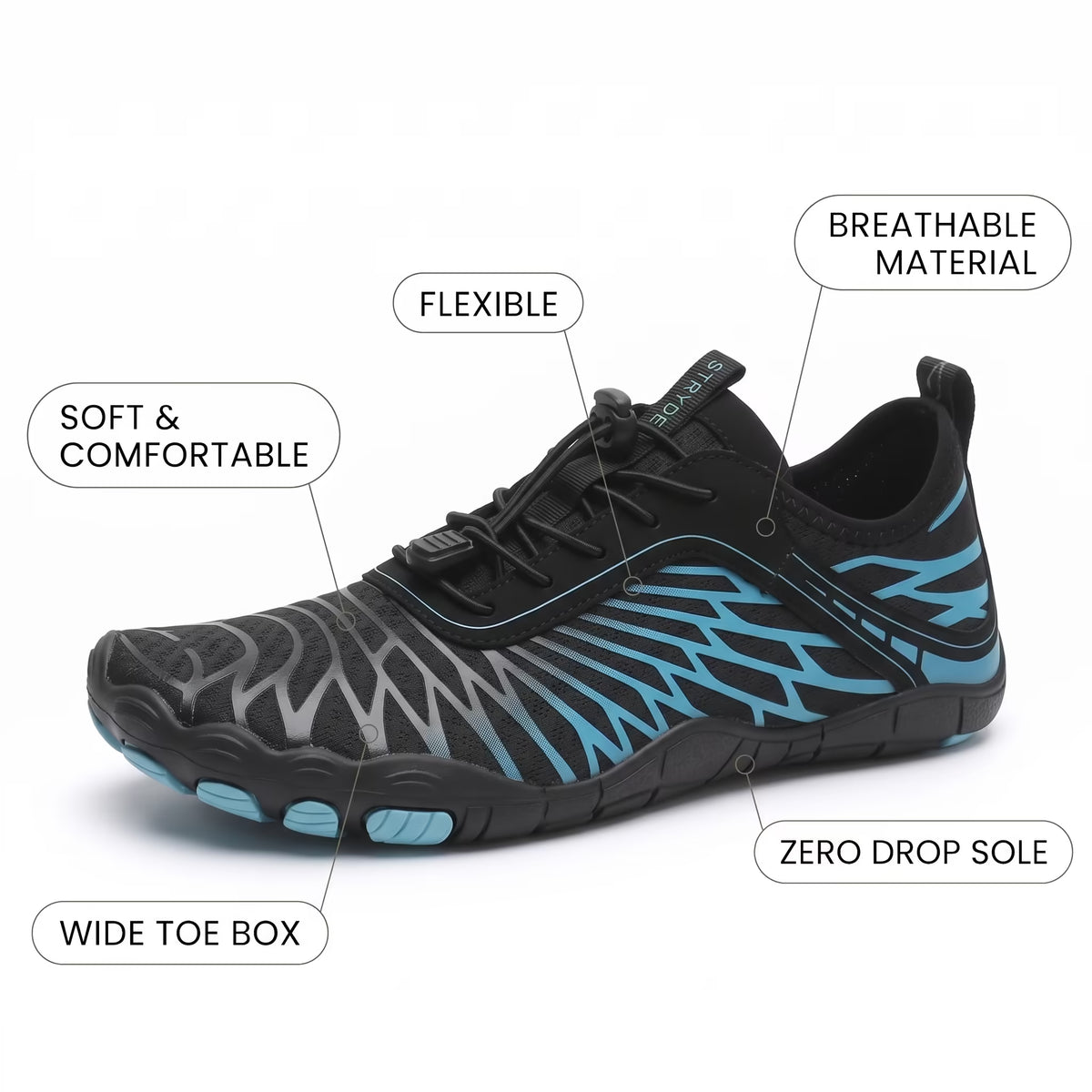 Onyx Pro - All-Day Comfort & Pain-Free Walking Barefoot Shoes