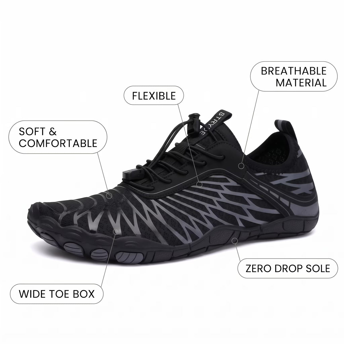 Onyx Pro - All-Day Comfort & Pain-Free Walking Barefoot Shoes