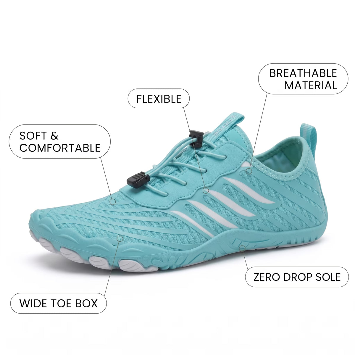 Natura - Chaussures pieds nus au confort naturel