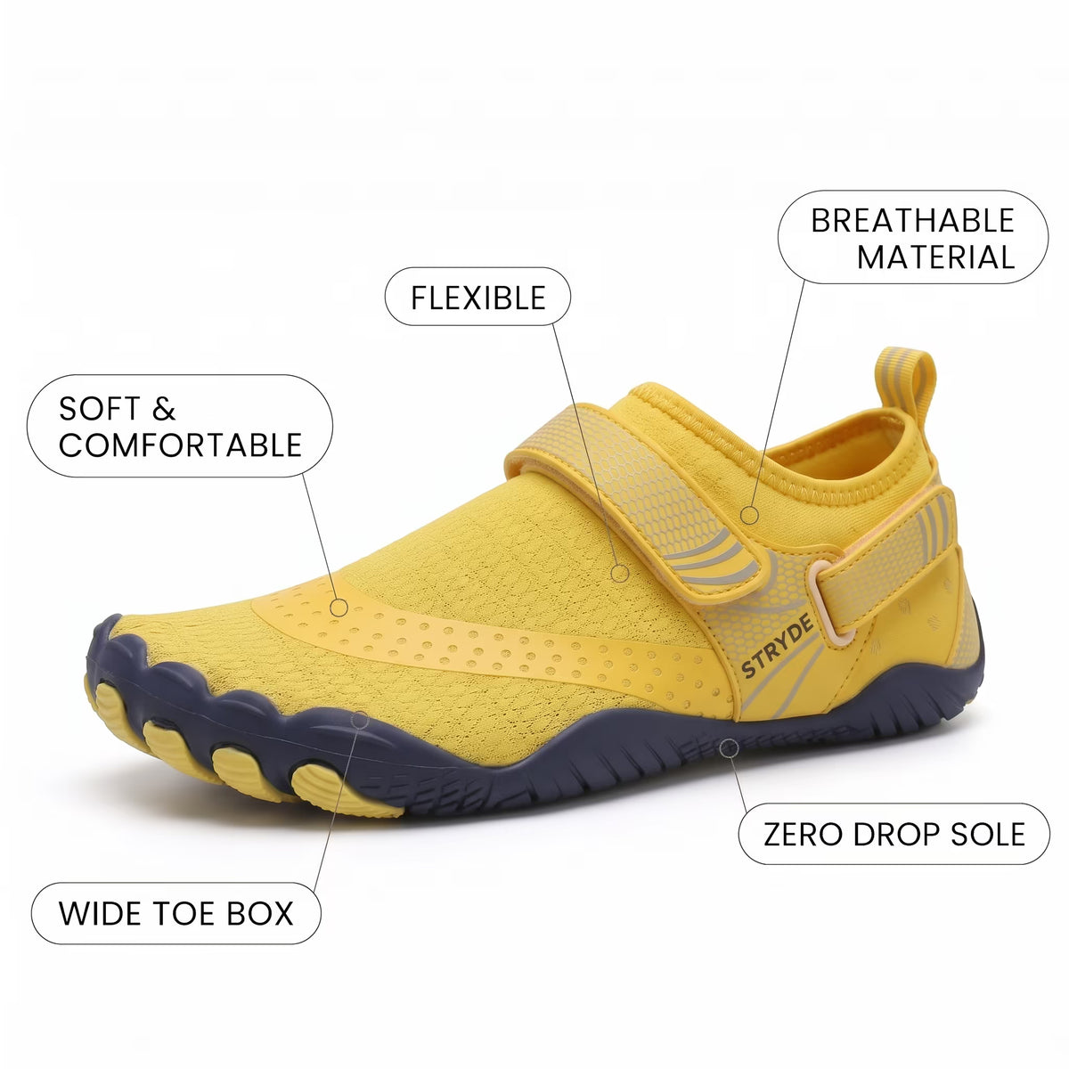 Tidra - Chaussures aquatiques pieds nus