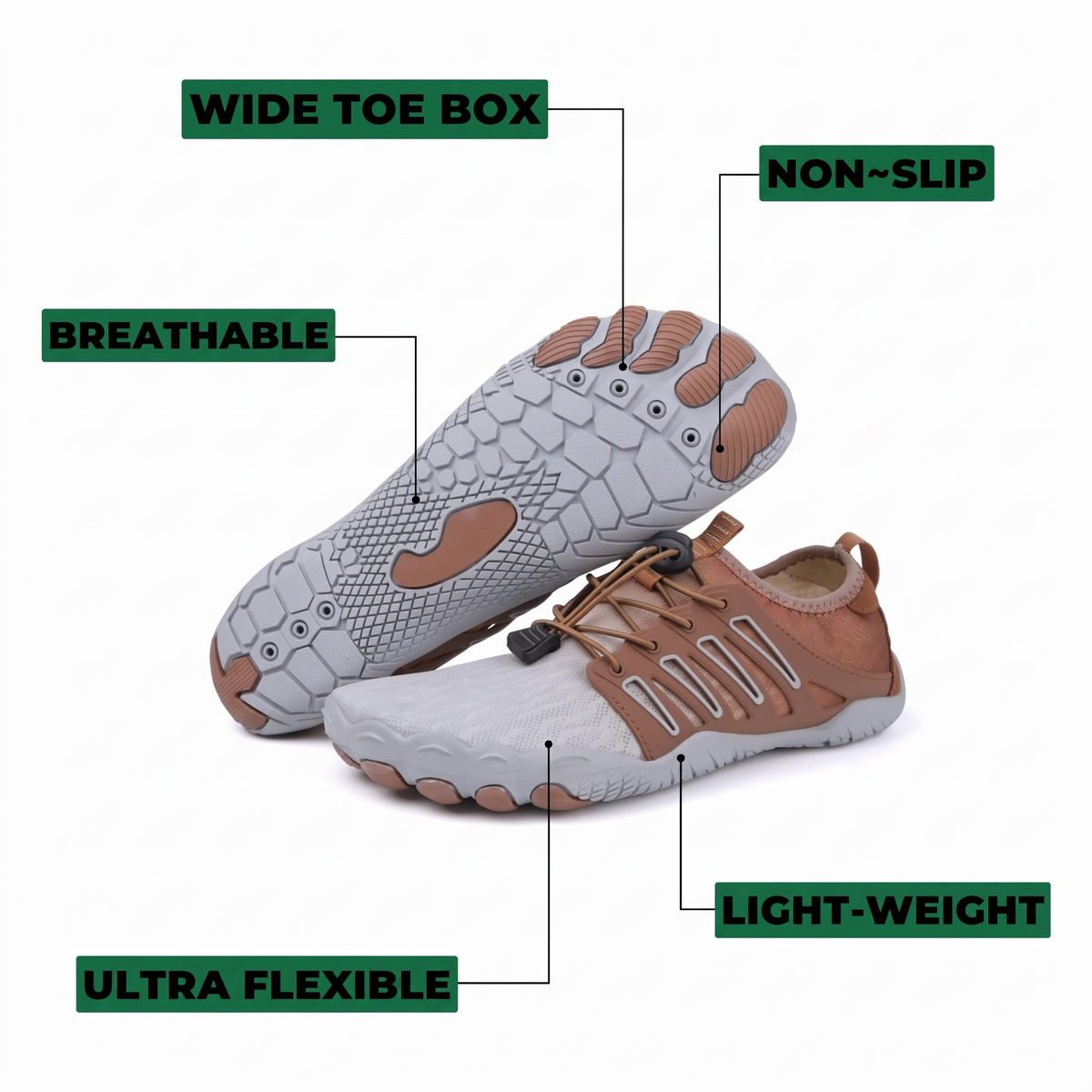 Stryde™ Skin Pro with Copper - Grounding Allround Barefoot Shoes