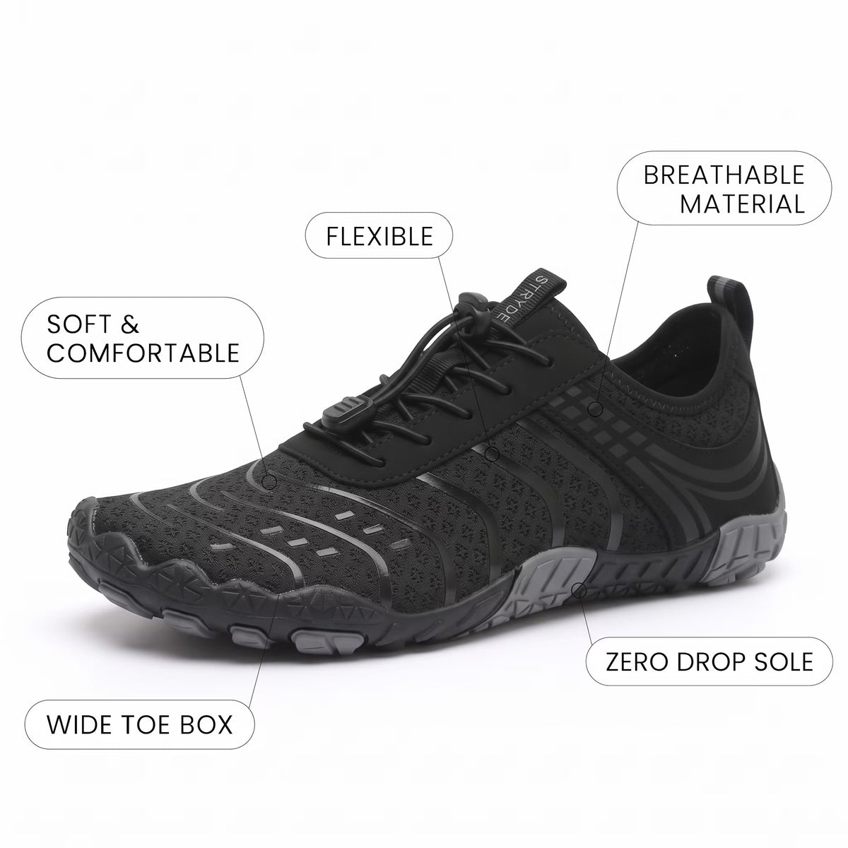 Kestrel Adventure - Orthopedic Comfort & Non-Slip Barefoot Shoes