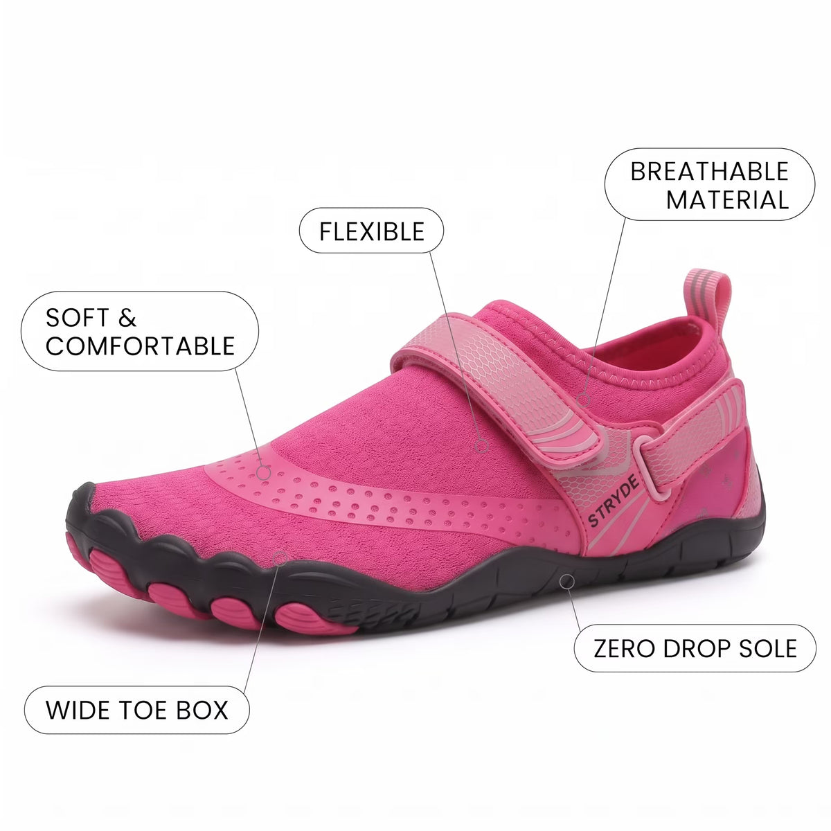 Tidra - Chaussures aquatiques pieds nus
