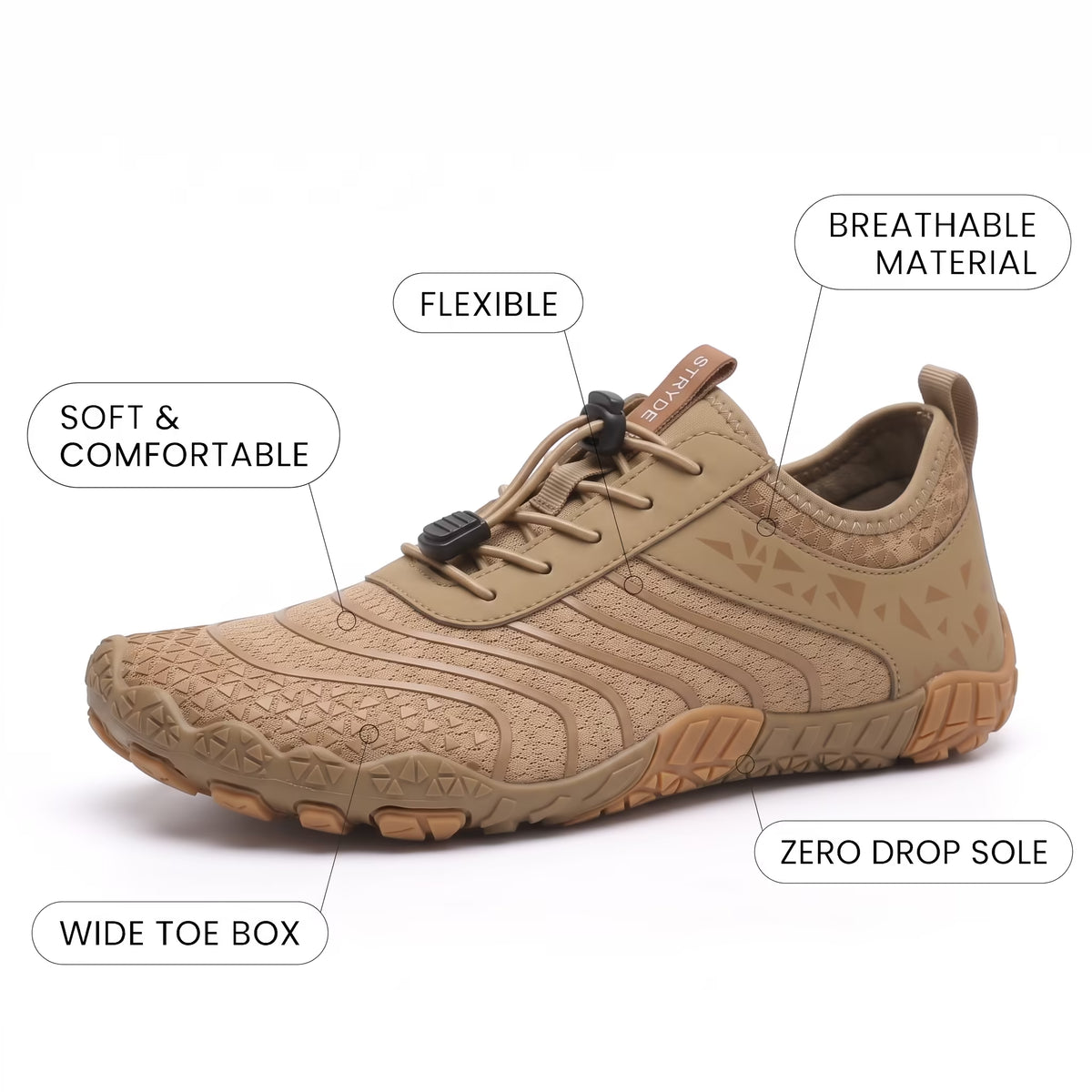 Kestrel Motion - Comfort, Pain Relief & Grip Barefoot Shoes