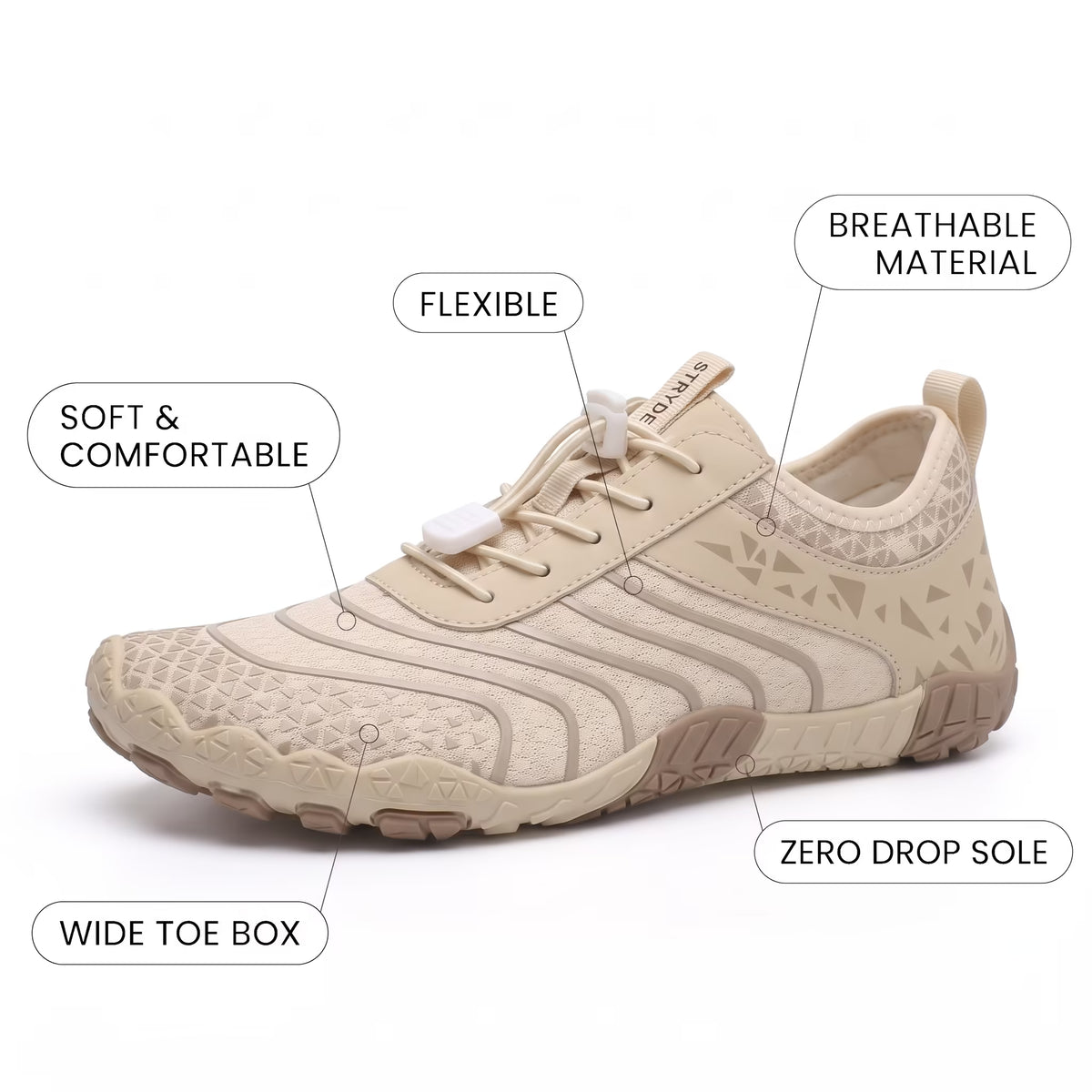 Kestrel Motion - Comfort, Pain Relief & Grip Barefoot Shoes