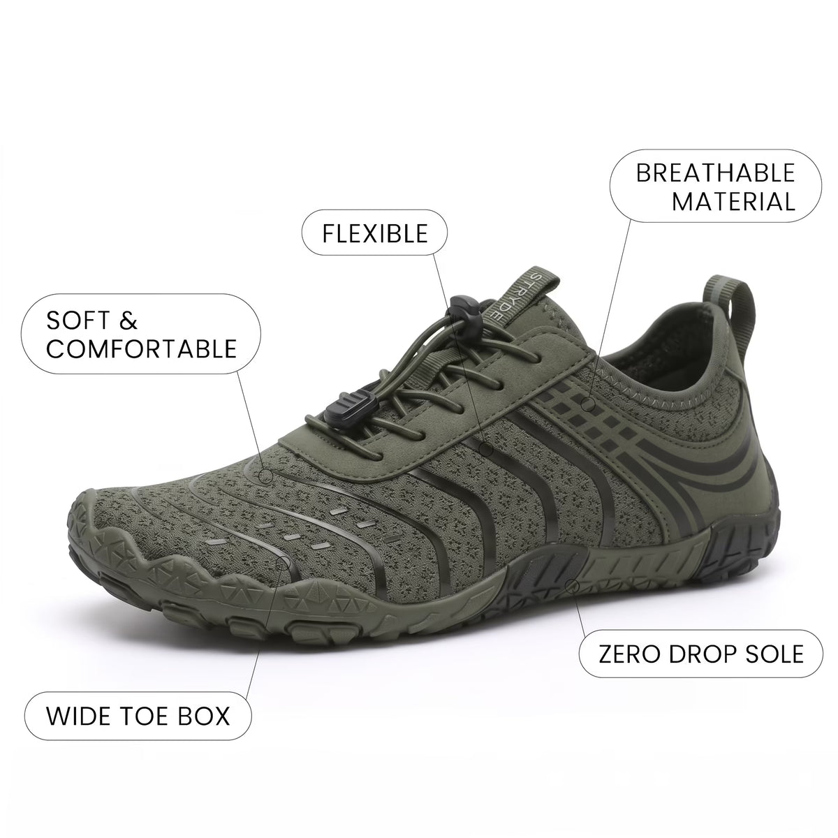 Kestrel Adventure - Orthopedic Comfort & Non-Slip Barefoot Shoes