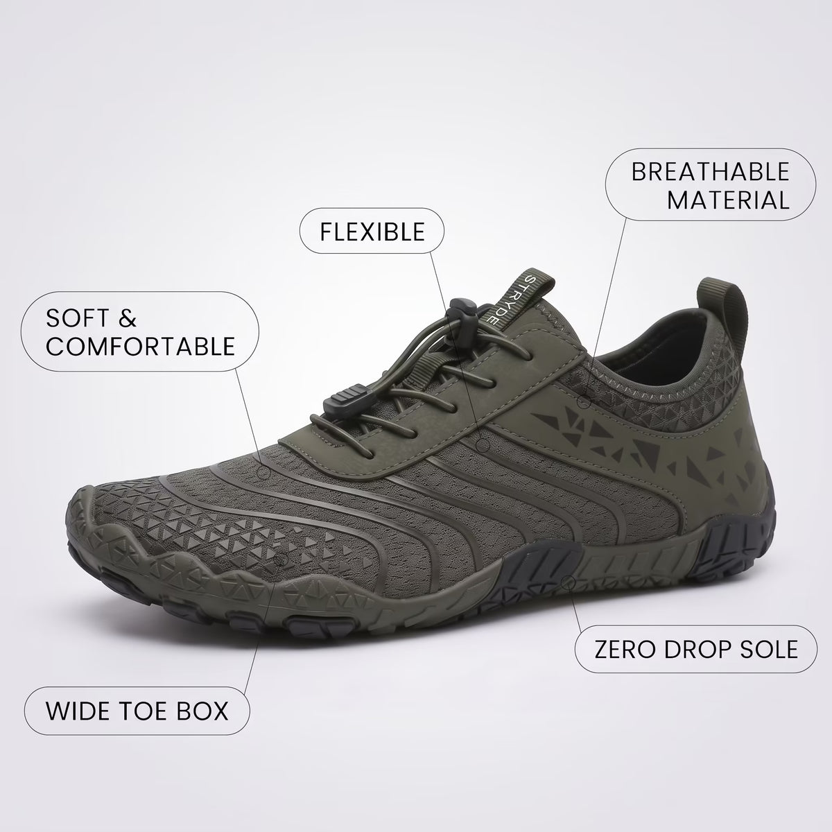 Kestrel Motion - Comfort, Pain Relief & Grip Barefoot Shoes