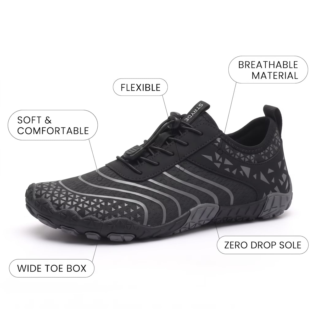 Kestrel Motion - Comfort, Pain Relief & Grip Barefoot Shoes