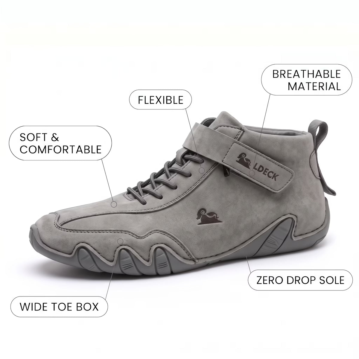 Ember Trek - All-Day Comfort & Pain-Free Barefoot Shoes (BOGO)
