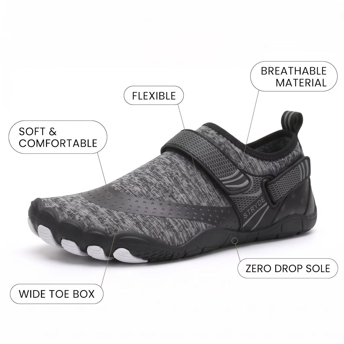 Tidra - Chaussures aquatiques pieds nus
