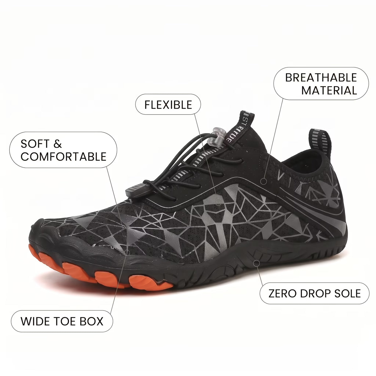 Onyx Motion - Healthy & Anti-Slip Grip Barefoot Shoes