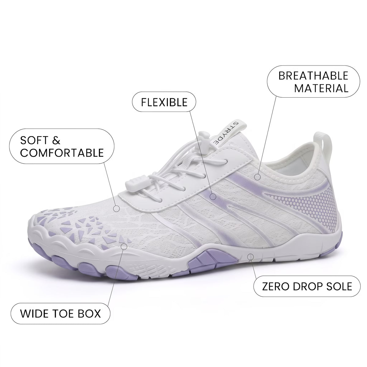 Kestrel Pro - Breathable Comfort, Non-Slip Grip Barefoot Shoes