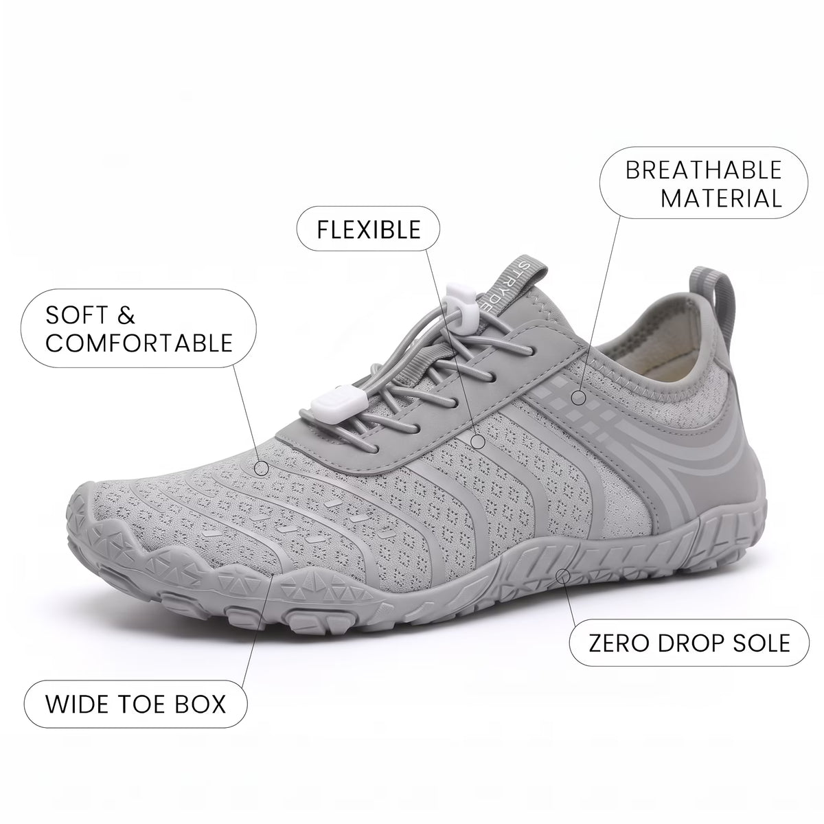 Kestrel Adventure - Orthopedic Comfort & Non-Slip Barefoot Shoes