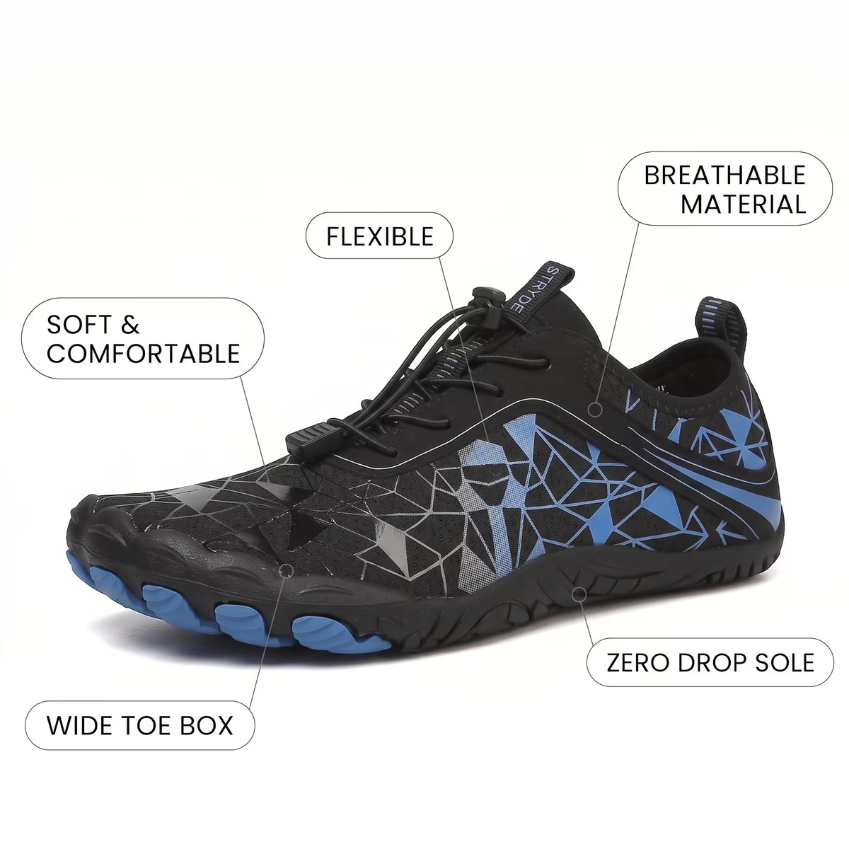 Onyx Motion - Healthy & Anti-Slip Grip Barefoot Shoes