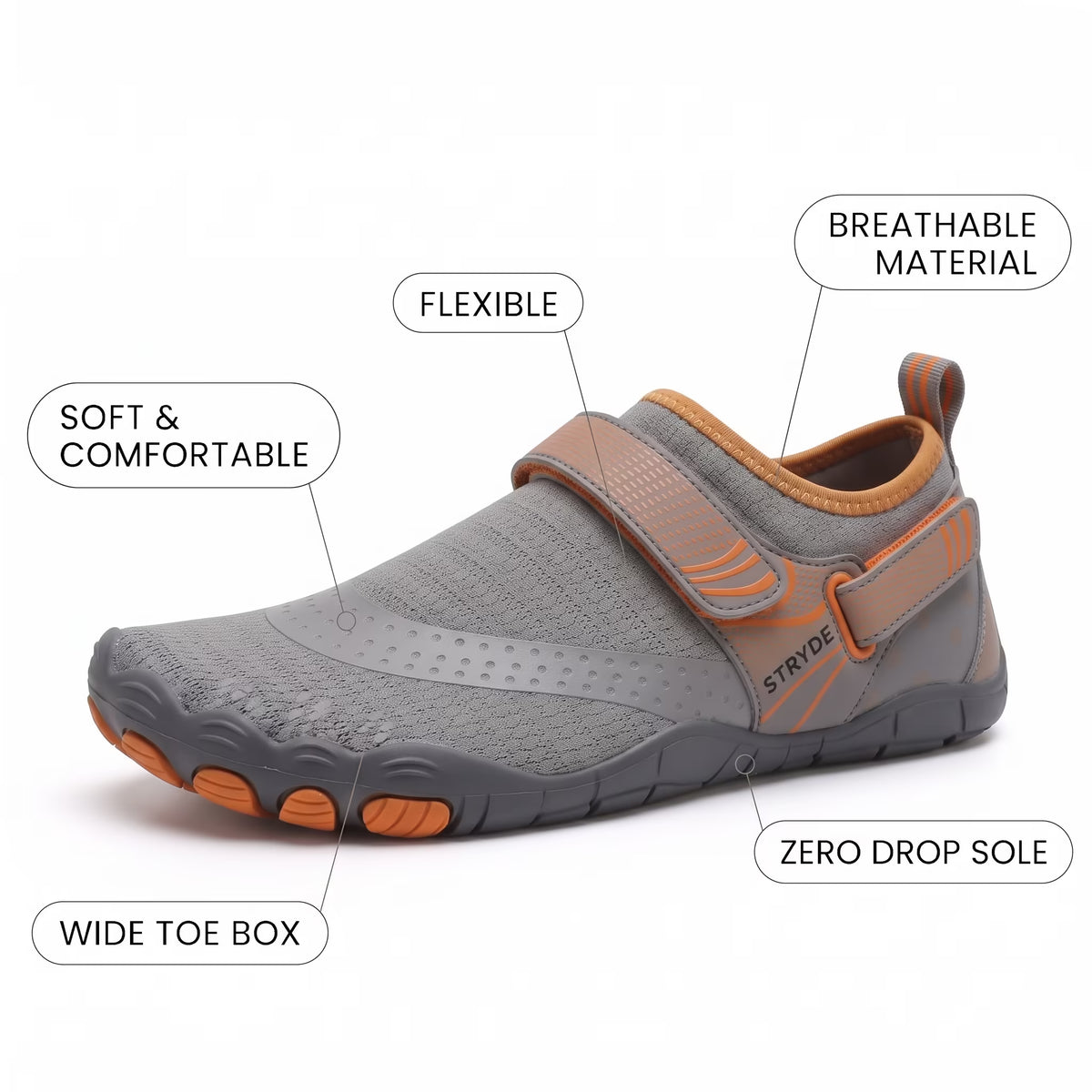 Tidra - Chaussures aquatiques pieds nus