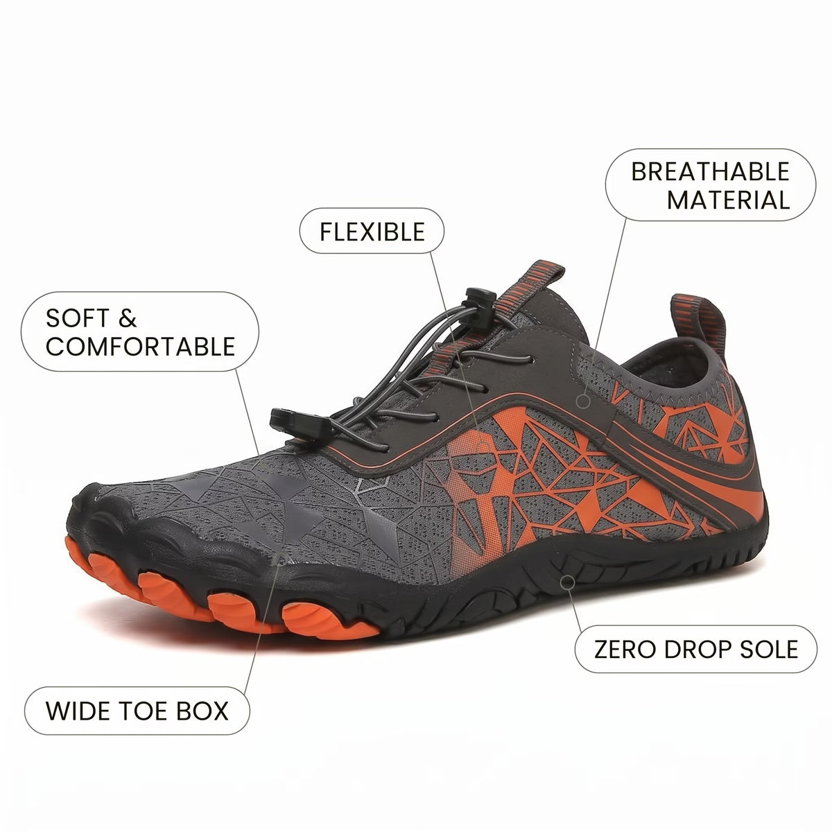 Onyx Motion - Healthy & Anti-Slip Grip Barefoot Shoes