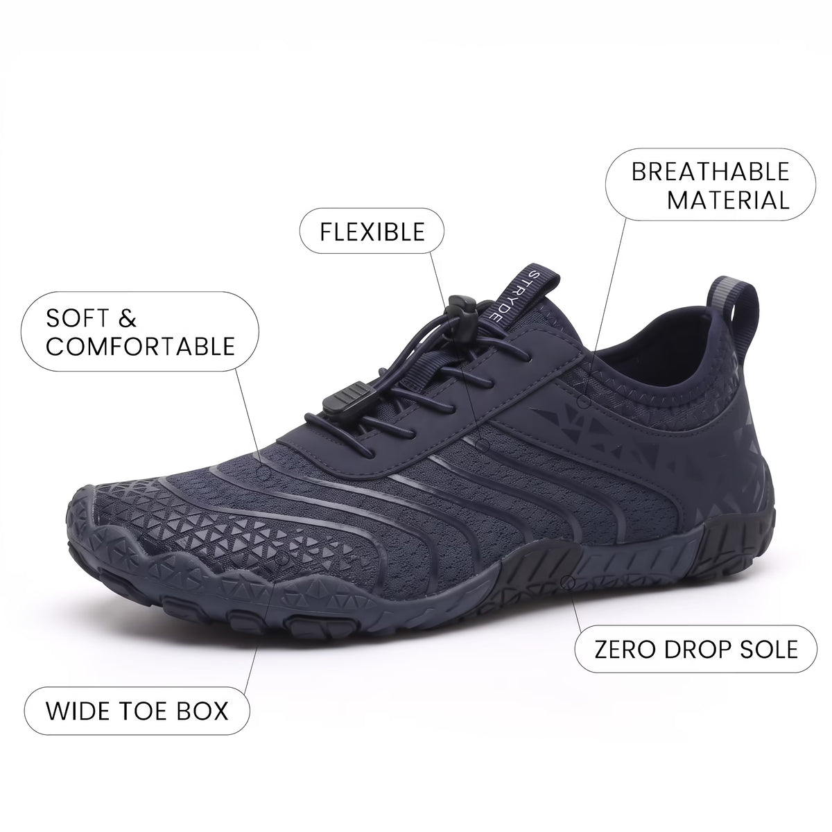 Kestrel Motion - Comfort, Pain Relief & Grip Barefoot Shoes
