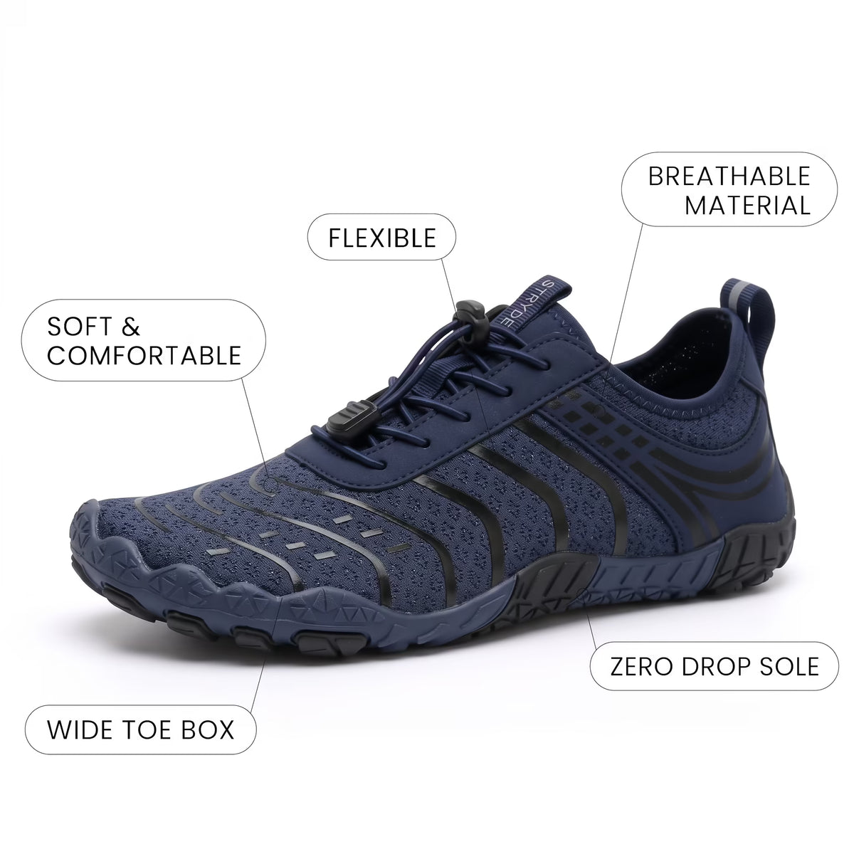 Kestrel Adventure - Orthopedic Comfort & Non-Slip Barefoot Shoes