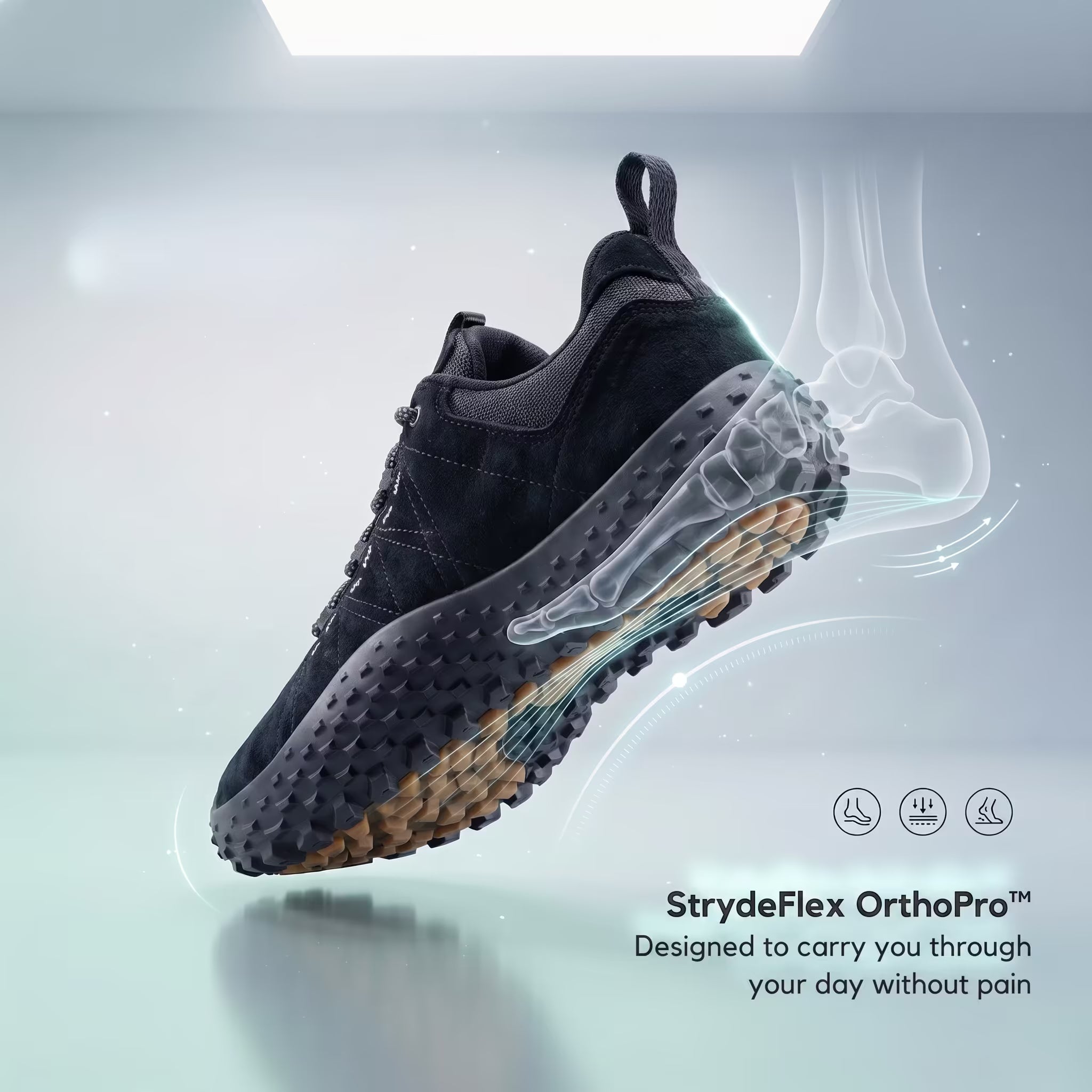 StrydeFlex OrthoPro™ – Pain-Relief Orthopedic Walking Shoes