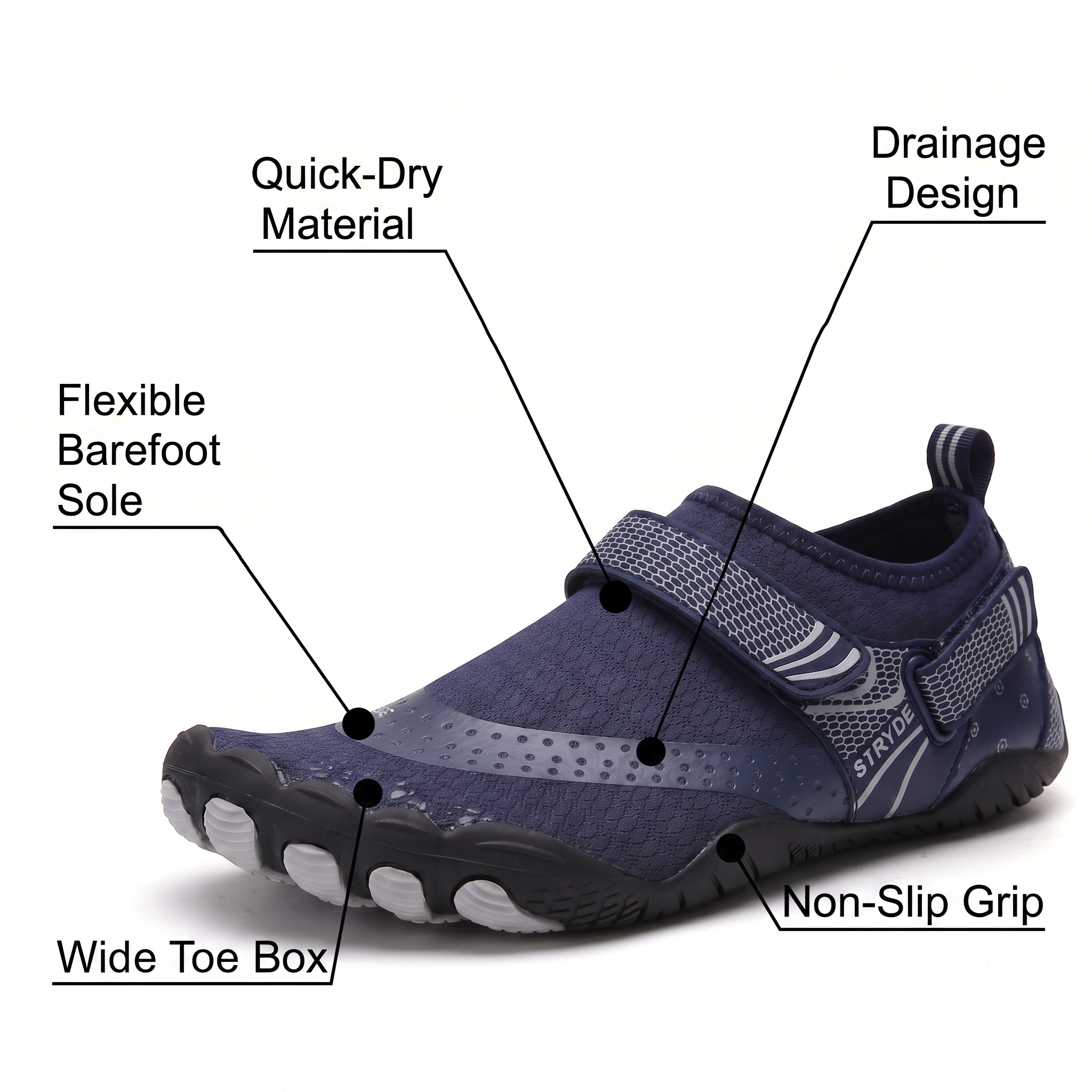 Tidra - Barefoot Water Shoes